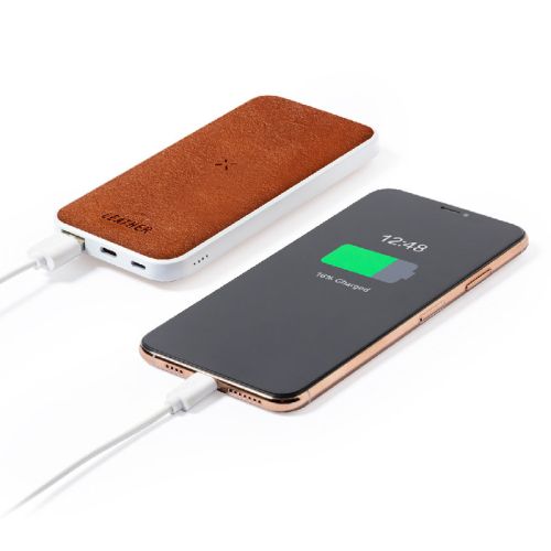 Powerbank recycled leather - Image 1
